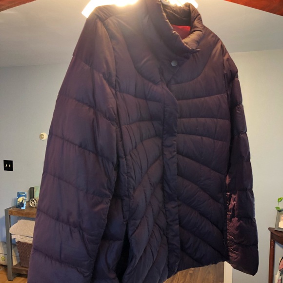 Lands' End Jackets & Coats Eggplant Lands End Lightweight Down Jacket Poshmark